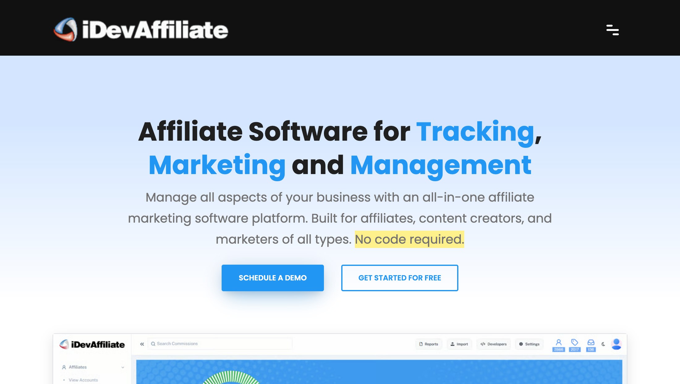 iDevAffiliate affiliate management platform